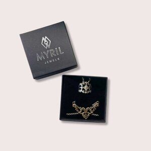 MYRIL Jewels Sliver Filigree Hand Chain